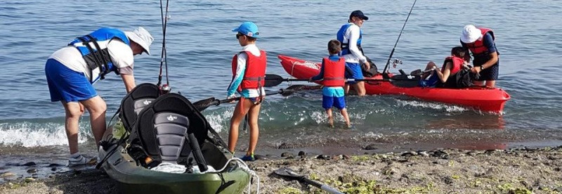 Rutas familiares en kayak